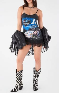 FURST OF A KIND VINTAGE DRESSES VINTAGE LACE TRIM DRESS