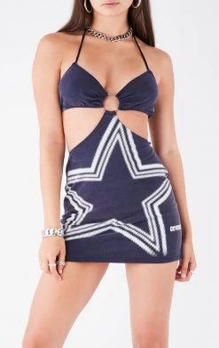 FURST OF A KIND VINTAGE CUT OUT HALTER DRESS VINTAGE DRESSES