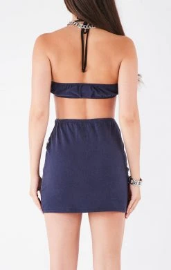 FURST OF A KIND VINTAGE CUT OUT HALTER DRESS VINTAGE DRESSES