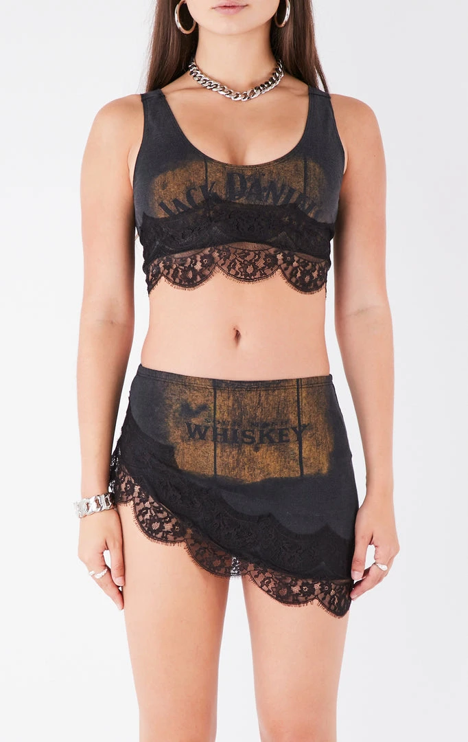 FURST OF A KIND VINTAGE LACE TRIM TANK AND SKIRT SET FESTIVAL 4 FURST OF A KIND VINTAGE LACE TRIM TANK AND SKIRT SET FESTIVAL