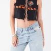 FURST OF A KIND VINTAGE CHAIN LACE UP SLEEVELESS TEE VINTAGE NFL