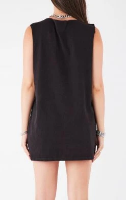 FURST OF A KIND VINTAGE CHAINS VINTAGE DEEP V CHAIN SLEEVELESS TEE