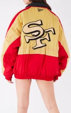 FURST OF A KIND VINTAGE NFL VINTAGE HEAVY ZIP UP WINDBREAKER JACKET