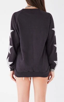 FURST OF A KIND VINTAGE NFL VINTAGE SILVER STAR PATCH SWEATSHIRT 7 FURST OF A KIND VINTAGE NFL VINTAGE SILVER STAR PATCH SWEATSHIRT