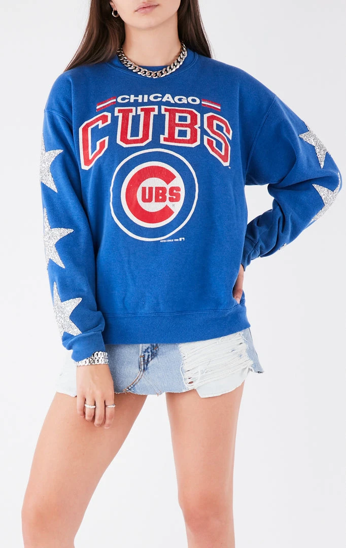 FURST OF A KIND VINTAGE STARS VINTAGE SILVER STAR PATCH SWEATSHIRT 3 FURST OF A KIND VINTAGE STARS VINTAGE SILVER STAR PATCH SWEATSHIRT