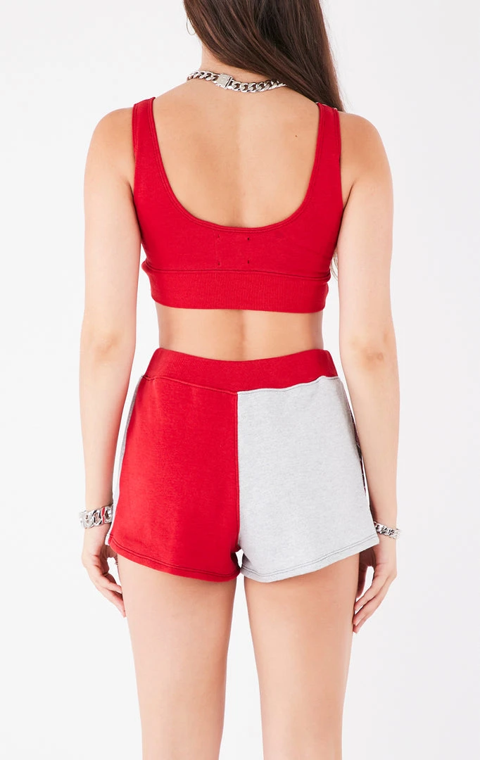 FURST OF A KIND VINTAGE SPLICED TANK AND SHORT SET VINTAGE COLLEGE 5 FURST OF A KIND VINTAGE SPLICED TANK AND SHORT SET VINTAGE COLLEGE