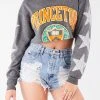 FURST OF A KIND VINTAGE COLLEGE VINTAGE STAR PATCH CROPPED SWEATSHIRT 1 FURST OF A KIND VINTAGE COLLEGE VINTAGE STAR PATCH CROPPED SWEATSHIRT