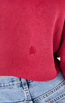 FURST OF A KIND VINTAGE STAR PATCH CROPPED HOODIE