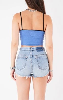 FURST OF A KIND VINTAGE RHINESTONE FRINGE TANK