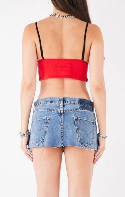 FURST OF A KIND VINTAGE DOUBLE PIN FRONT CROPPED TANK 7 FURST OF A KIND VINTAGE DOUBLE PIN FRONT CROPPED TANK