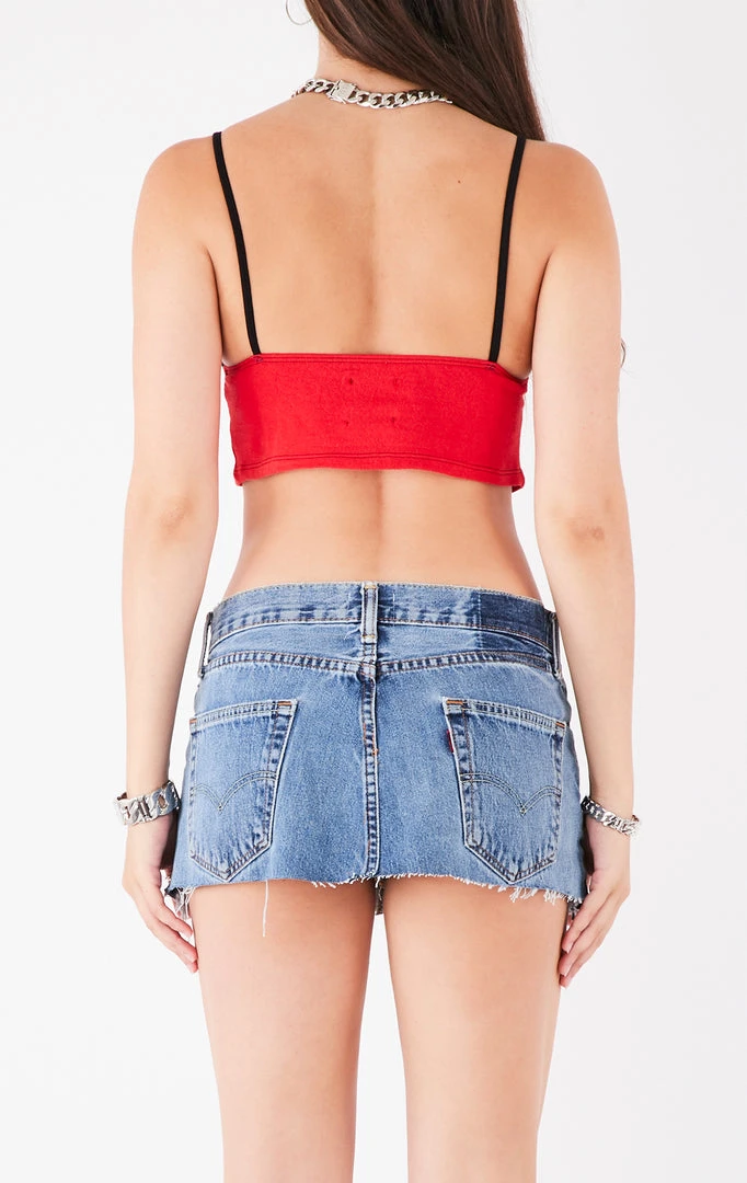 FURST OF A KIND VINTAGE DOUBLE PIN FRONT CROPPED TANK 5 FURST OF A KIND VINTAGE DOUBLE PIN FRONT CROPPED TANK