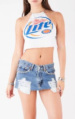 FURST OF A KIND VINTAGE HALTER NECK WATERFALL CHAIN BACK TOP 7 FURST OF A KIND VINTAGE HALTER NECK WATERFALL CHAIN BACK TOP