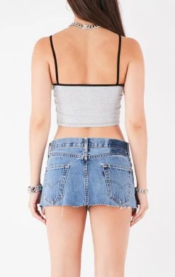 FURST OF A KIND VINTAGE RHINESTONE FRINGE TANK