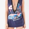 FURST OF A KIND VINTAGE DEEP V CHAIN SLEEVELESS TEE