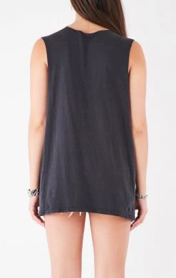 FURST OF A KIND VINTAGE DEEP V CHAIN SLEEVELESS TEE VINTAGE CHAINS