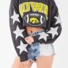 FURST OF A KIND VINTAGE STAR PATCH CROPPED SWEATSHIRT