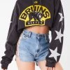 FURST OF A KIND VINTAGE SPORTS VINTAGE STAR PATCH CROPPED HOODIE 2 FURST OF A KIND VINTAGE SPORTS VINTAGE STAR PATCH CROPPED HOODIE