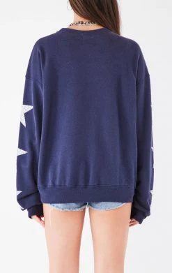 FURST OF A KIND VINTAGE NFL VINTAGE SILVER STAR PATCH SWEATSHIRT 7 FURST OF A KIND VINTAGE NFL VINTAGE SILVER STAR PATCH SWEATSHIRT