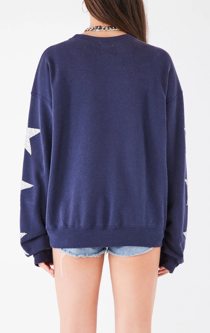 FURST OF A KIND VINTAGE NFL VINTAGE SILVER STAR PATCH SWEATSHIRT 5 FURST OF A KIND VINTAGE NFL VINTAGE SILVER STAR PATCH SWEATSHIRT