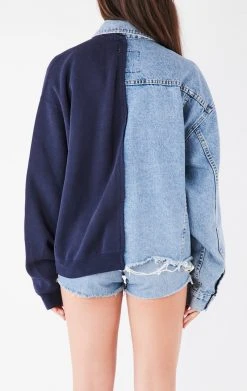 FURST OF A KIND VINTAGE SPLICED DENIM JACKET VINTAGE DENIM JACKETS