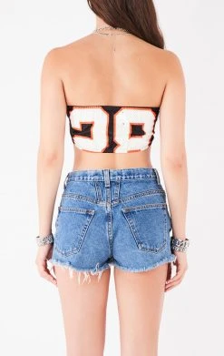 FURST OF A KIND VINTAGE JERSEY CUT OUT CHAIN HALTER TOP VINTAGE CHAINS 7 FURST OF A KIND VINTAGE JERSEY CUT OUT CHAIN HALTER TOP VINTAGE CHAINS