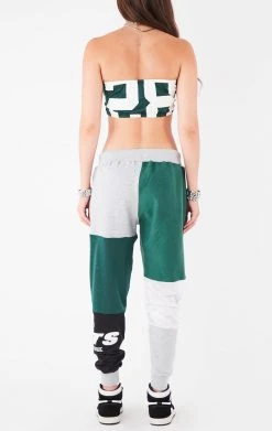 FURST OF A KIND VINTAGE JERSEY CUT OUT CHAIN HALTER TOP