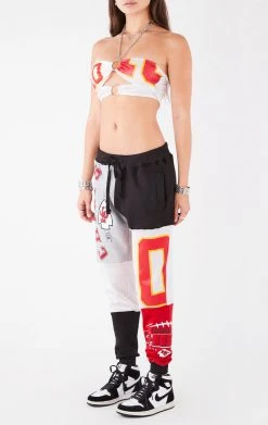 FURST OF A KIND VINTAGE SPLICED PATCHWORK SWEATPANTS