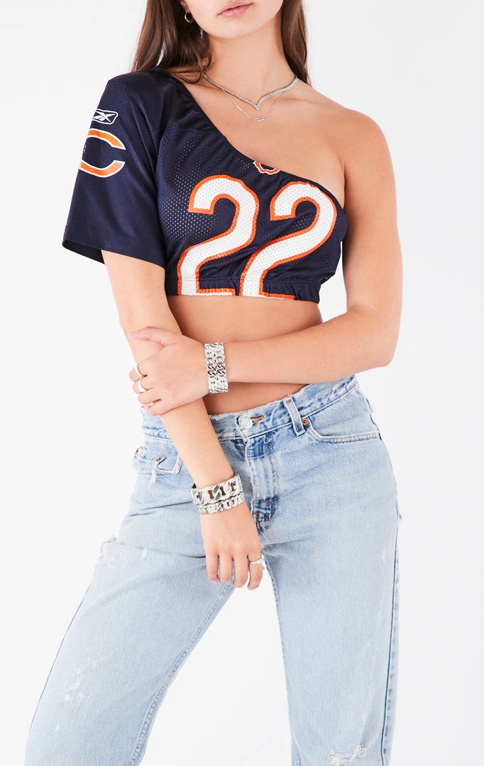 FURST OF A KIND VINTAGE ONE SHOULDER NFL JERSEY 3 FURST OF A KIND VINTAGE ONE SHOULDER NFL JERSEY