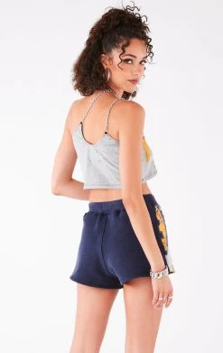 FURST OF A KIND VINTAGE ONE SHOULDER DOUBLE CHAIN SHORT SET VINTAGE CHAINS