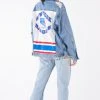 FURST OF A KIND VINTAGE GRAPHIC BACK INSERT DENIM JACKET