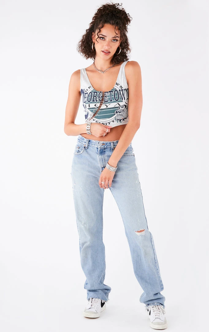 FURST OF A KIND VINTAGE CURVED SAFETY PIN TANK 5 FURST OF A KIND VINTAGE CURVED SAFETY PIN TANK