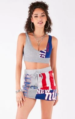 FURST OF A KIND VINTAGE NFL VINTAGE SPLICED PATCHWORK SKIRT AND TANK SET 7 FURST OF A KIND VINTAGE NFL VINTAGE SPLICED PATCHWORK SKIRT AND TANK SET