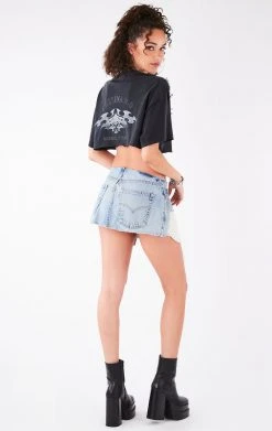 FURST OF A KIND FESTIVAL VINTAGE PIN AND CHAIN CROPPED TEE 9 FURST OF A KIND FESTIVAL VINTAGE PIN AND CHAIN CROPPED TEE