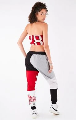 FURST OF A KIND VINTAGE NFL VINTAGE SPLICED PATCHWORK SWEATPANTS