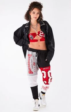 FURST OF A KIND VINTAGE NFL VINTAGE SPLICED PATCHWORK SWEATPANTS