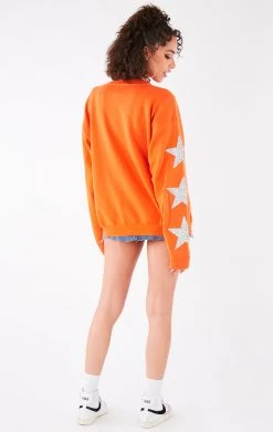 FURST OF A KIND VINTAGE SILVER STAR PATCH SWEATSHIRT