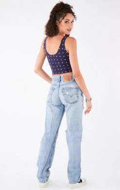 FURST OF A KIND VINTAGE ALLOVER RHINESTONE TANK