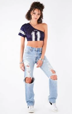 FURST OF A KIND VINTAGE ONE SHOULDER NFL JERSEY