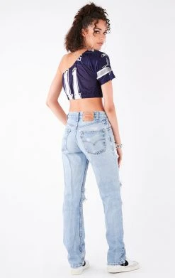 FURST OF A KIND VINTAGE ONE SHOULDER NFL JERSEY