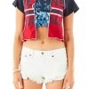FURST OF A KIND VINTAGE SPLICED CROPPED TEE