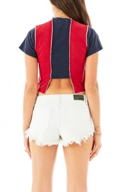 FURST OF A KIND VINTAGE SPLICED CROPPED TEE