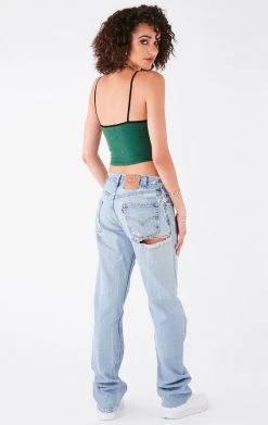 FURST OF A KIND VINTAGE RHINESTONE FRINGE TANK