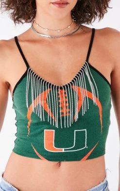 FURST OF A KIND VINTAGE RHINESTONE FRINGE TANK