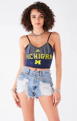 FURST OF A KIND VINTAGE RHINESTONE FRINGE TANK