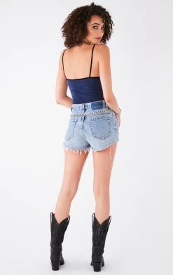 FURST OF A KIND VINTAGE RHINESTONE FRINGE TANK