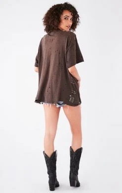 FURST OF A KIND VINTAGE MULTI DRAPED CHAIN TEE