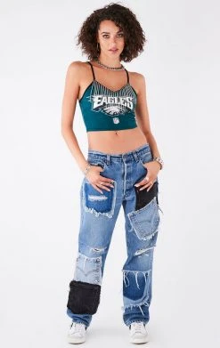 FURST OF A KIND VINTAGE RHINESTONE FRINGE TANK