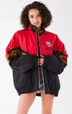 FURST OF A KIND VINTAGE NFL VINTAGE HEAVY ZIP UP WINDBREAKER JACKET