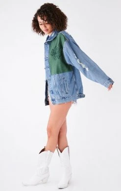 FURST OF A KIND VINTAGE SPLICED PATCHWORK DENIM JACKET 9 FURST OF A KIND VINTAGE SPLICED PATCHWORK DENIM JACKET