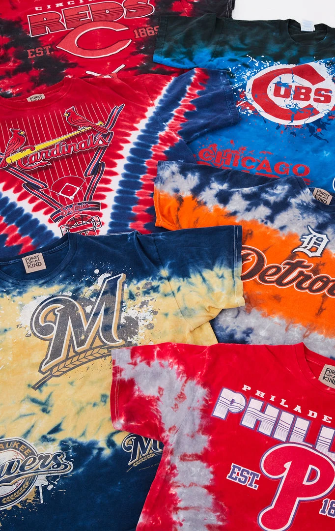 FURST OF A KIND VINTAGE SPORTS VINTAGE TIE DYE SPORTS TEE 4 FURST OF A KIND VINTAGE SPORTS VINTAGE TIE DYE SPORTS TEE